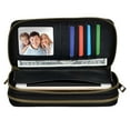 thumbnail image 3 of Womens Double Zipper Wallet Clutch Purse with Phone Holder, 3 of 5