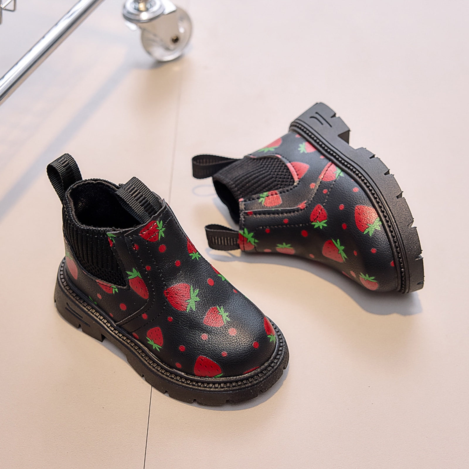 Baby Girls Ankle Boots Cute First Walking Booties Toddler Winter Snow Outdoor Shoes for Little Big Kids