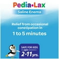 thumbnail image 4 of Fleet Pedia-Lax Saline Laxative Enema For Children, Ages 2 To 11 Years , 2.25 Oz (Pack of 6), 4 of 6