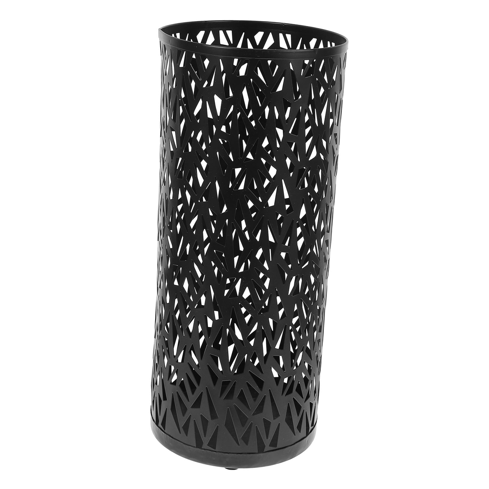 MLINS Hollow Metal Storage Bucket Umbrella Holder for Entryway Versatile Dried Flower Holder