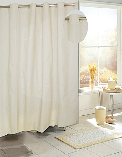 Lonior Shower Curtain Mould Proof Resistant Washable Bath Curtains Waterproof Polyester Shower Curtains with 12 Hooks for Bathroom 180x180cm Blue Leaf