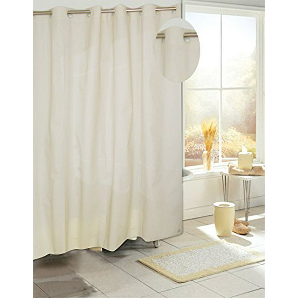 Royal Bath Easy On (No Hooks Needed) PEVA NonToxic Shower Curtain