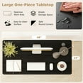 thumbnail image 6 of Costway 48'' x 24'' Universal Tabletop for Standard & Standing Desk Frame Black, 6 of 10