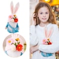 thumbnail image 2 of Dsscvnef Easter Decorations Easter Bunny Decorations for Home Indoor Tiered Tray Desk Easter Spring Easter Rabbit Centerpiece Table Decorations Funny Easter, 2 of 7