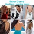 thumbnail image 4 of Body moldeador con escote en V profundo para mujer, sin tirantes y sin espalda, 4 of 5