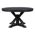 thumbnail image 3 of Functional Retro Style Dining Table Set with Extendable Table and 4 Upholstered Chairs for Dining Room and Living Room,Espresso, 3 of 9