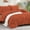 02-Terracotta, variant on ANGENIA Bed in a Bag Queen Comforter Set Beige, 7 Pieces Bedding Comforter Sets for Queen Size Bed, Boho Cream Cozy Fluffy Tufted Bed Sets with Comforter, Sheets, Pillowcases & Shams