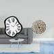 thumbnail image 2 of Reloj de pared,Reloj de pared interior nórdico con números romanos,Escultura colgante de pared,Decoración de pared metálica para sala de estar,dormitorio y exteriores,Disco decorativo de, 2 of 8