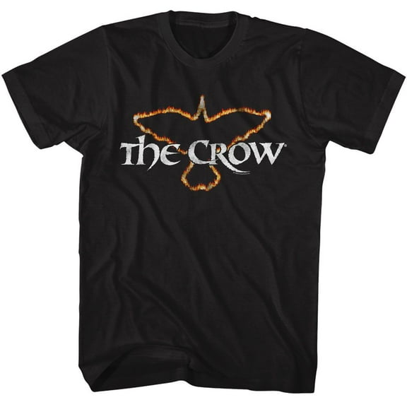 The Crow Burning Bird Logo Men's T Shirt