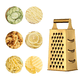 thumbnail image 3 of Rallador de Cassette 4 lados rallador de queso de cocina de acero inoxidable con mango para queso, verduras, trituradora de alimentos de mano Ormromra CPB-DE-LYY2249-2, 3 of 5