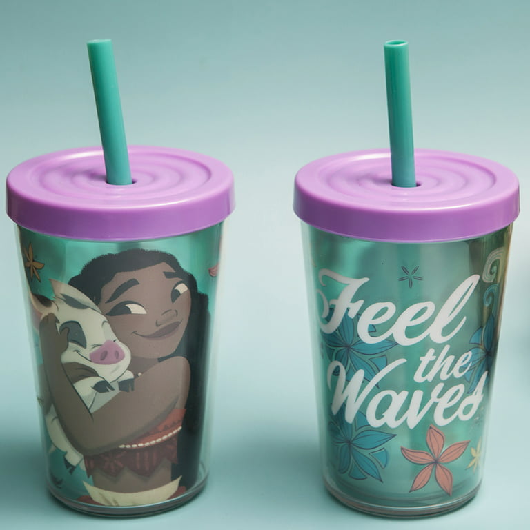 Moana and Maui - (Straight Only)- Sippy Cup Straight Tumbler Design