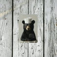 thumbnail image 5 of 1pc Charming Black Bear with White Hat 8x12" Iron Sign - Rustic Antique Finish, Easy to Hang, Perfect for Home Decor in Kitchen, Dining Room, Bedroom, Garden, Bathroom, Garage, Office, Bakery, 5 of 8