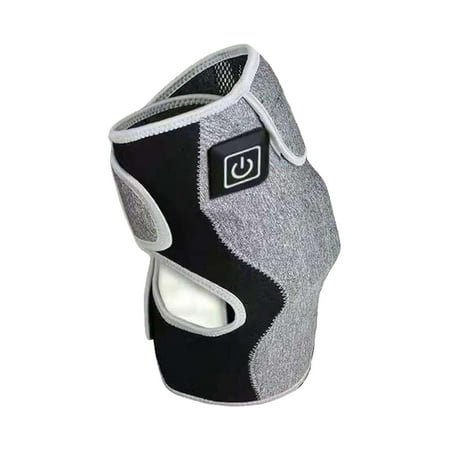 

huoge Knee Heating Pad | Electric Heating Wrap Brace Pad for Knee | USB Charging Left/Right Knee Heating Pads with Adjustable Heating Temperature