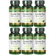 Nature's Bounty Green Tea Extract Capsules, 315 Mg, 100 Ct (6 pack)