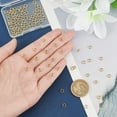 thumbnail image 3 of 100Pcs 18K Real Gold Plated Brass Open Jump Rings 5mm Metal O Ring Gold Connector Double Ring Split Rings for Earring Necklace Bracelet Jewelry DIY Making, 3 of 9