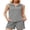 Light Gray, variant on Women 2 Piece Short Sets Zip Up Collared Tank Tops Drawstring Shorts Sleeveless Outfits with Pockets Pink Sweatsuits Sizs XL