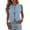 Blue 2, variant on Lixiuxyad Popcorn Tops for Women Women's Washed Belted Vest Stylish And Versatile