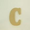 thumbnail image 4 of Package of 1, 10 Inch X 3/4" Thickness MDF Letter C in The Goudy Heavy Font, Thick, Upper Case for Art & Craft Project, Made in USA, 4 of 4