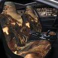 thumbnail image 2 of Uemuo Western Skeleton Cowboy Horse Pattern Car Seat Covers for Front Seats Waterproof Seat Covers for Cars, Universal Auto Front Seats Protector Fits for Car-, 2 of 6
