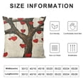 thumbnail image 5 of Valentines Day Red Heart Tree Decor Holiday Farmhouse Pillow Case Decoration for Home Sofa Couch, 5 of 5