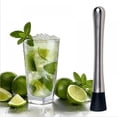 thumbnail image 3 of Professional Drink Muddler Stainless Steel Muddle & Mix for Old Fashioned & Mojitos Cocktail Wine, 3 of 9