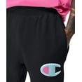 thumbnail image 3 of Champion Men's Reverse Weave Pop Color Jocktag Chenille C Logo Jogger Pants Black, Medium, 3 of 4