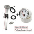 thumbnail image 2 of 0-190ohm Fuel Level Gauge 52MM With Fuel Float Sensor Stainless Steel 80 120 140 220 280mm Fit Boat Car Fuel Gauge Meter ,Easy Setup, 2 of 7