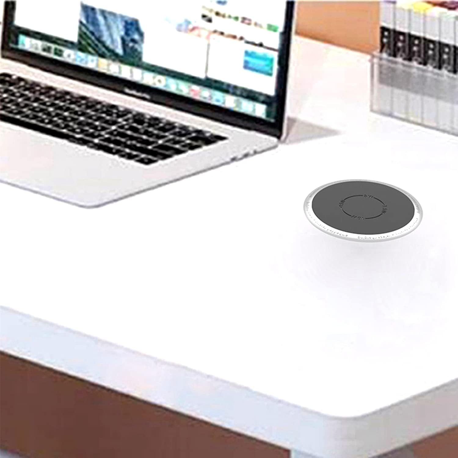 Embedded Desktop Wireless Charger, QI Standard Wireless Fast Charging Station 5W 7.5W 10W 15W Invisible Wireless Charger Compatible with i-Phone 15-12,XS Etc