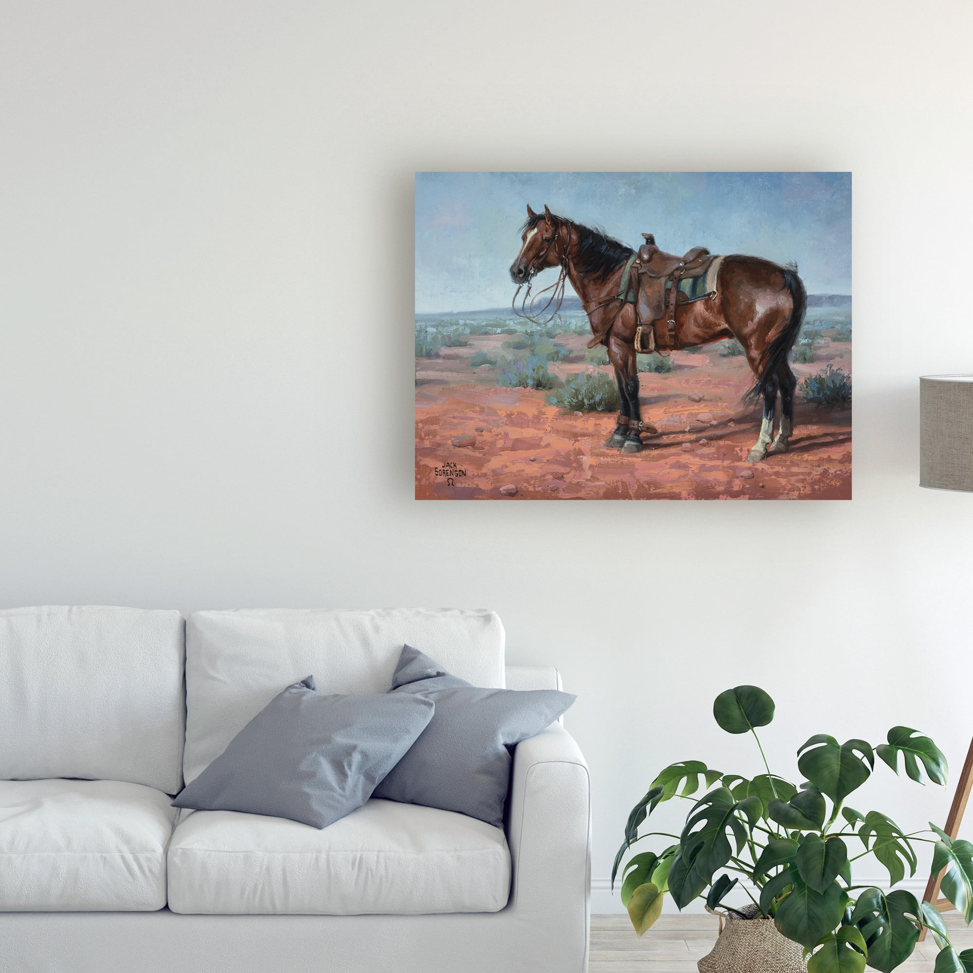 Trademark Fine Art 'Ready And Waiting' Canvas Art by Jack Sorenson