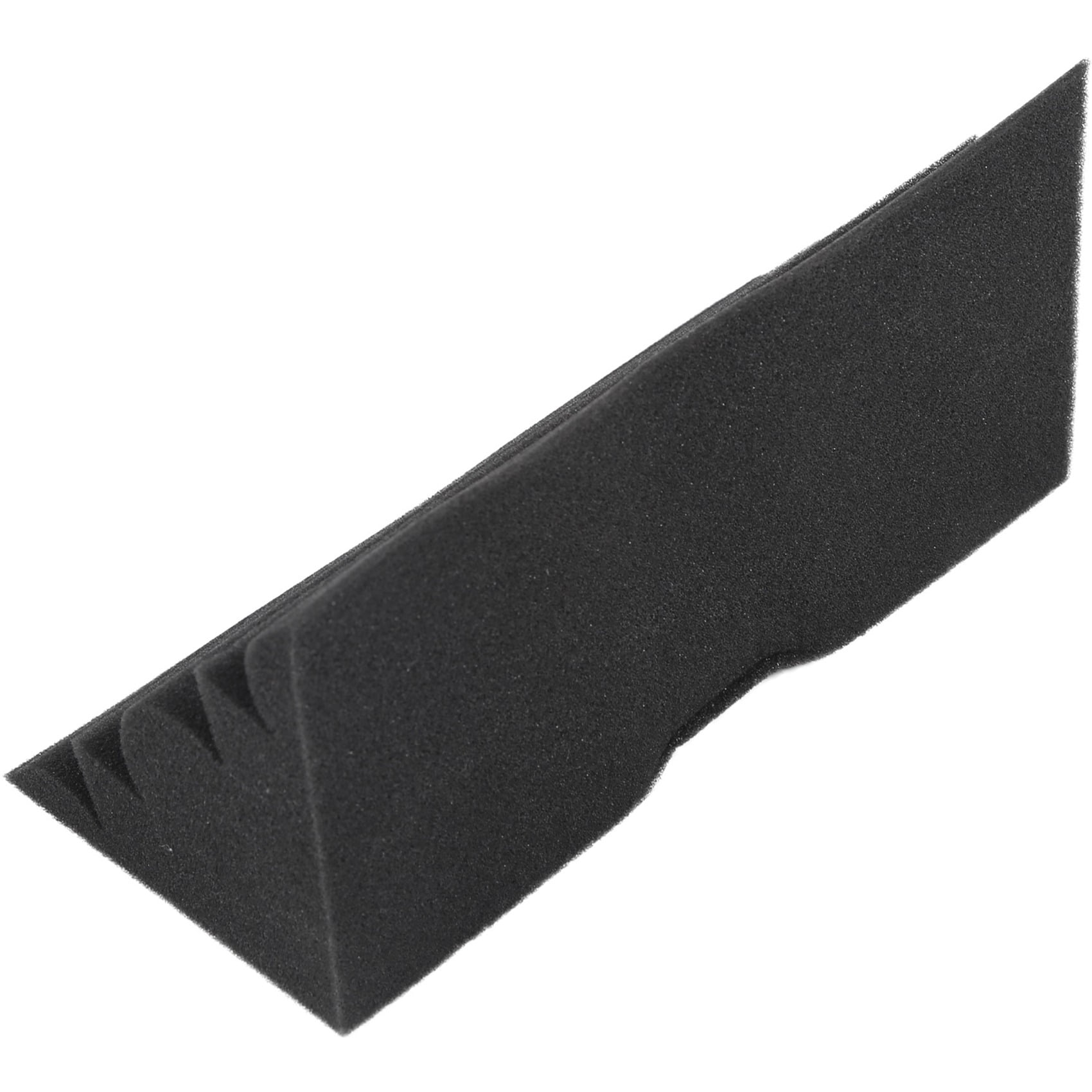 12 Pcs Corner Bass Trap Acoustic Panel Studio Sound Absorption Foam 12 x 12 x 24cm