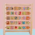 thumbnail image 3 of Montessori Alphabet, juegos de aprendizaje de rompecabezas de educación temprana, bloques de lectura de para y niñas CUTICAT lectura Alfabeto educación, 3 of 8
