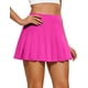 thumbnail image 1 of Falda CRZ YOGA Plisada de Cintura Alta para Tenis y Golf Morada, 1 of 4