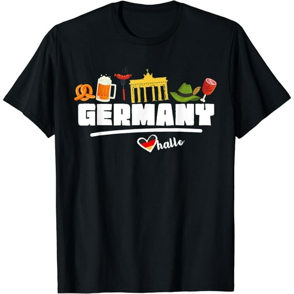 Germany Souvenir Shirt Travel Gifts For Men Europe Tee