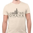 thumbnail image 2 of Skyline Omaha Nebraska Shirt Unisex Large Natural, 2 of 5