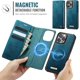 thumbnail image 3 of Compatible con Funda Billetera Desmontable para iPhone 16 Pro Compatible con Magsafe, Soporte para Tarjetero con Bloqueo RFID y Tapa de Cuero PU 2 en 1 Funda Magnética a prueba de Golpes, 3 of 9