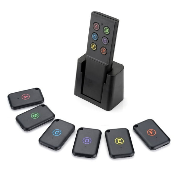 YOPTOP Remote Finder, Key Finder, Stick on TV Remote Control Finder Wireless Car Key Finders That Make Noise Phone/Wallet Finder with 6 Item Locator Tags