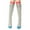 Red, variant on 6 Pairs Knee High Socks Gift Long Crazy Silly Tall Funny Boot Cute Animal Fun Socks Black
