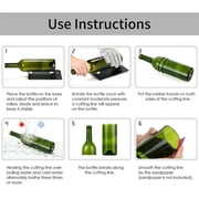 Tzdxfgl Adjustable Glass Bottle Cutter Kit Stainless Steel Square Round Glass Bottle Cutting Machine Set