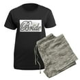 thumbnail image 5 of CafePress - Bride Pajamas - Women's Short Sleeve Print T-Shirt and Pants Dark Cotton Pajama Set, 5 of 7