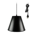 thumbnail image 1 of Swag Pendant Plug-In One Light Bold Black/Gold Shade, 1 of 3