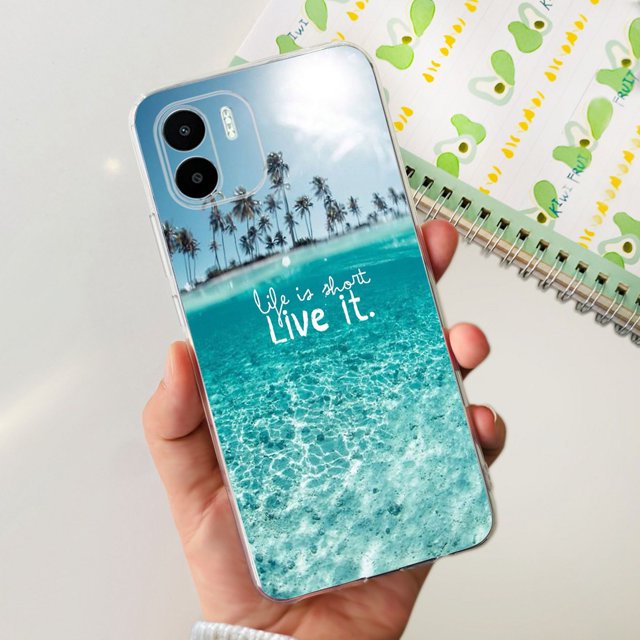 Cute Animals Pattern Case For Xiaomi Redmi A1+ A2+ Coques Camera Protection Soft Capas For Redmi A2 A1 A1Plus Clear Bumper Case 724 Redmi A1 Plus