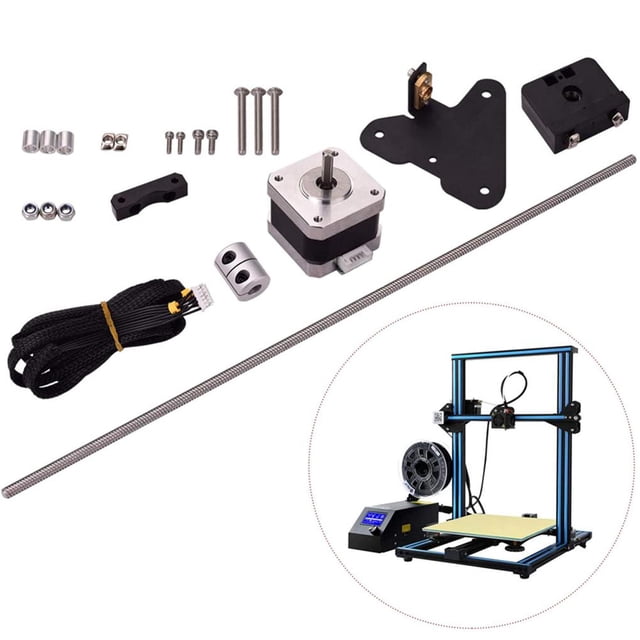 facefd 3D Printer Z Rod 3D Printer Accessories Dual Z Rod Step Motor Upgrade Replacement Parts for CR-10 CR-10S