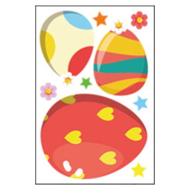 Ramiter Glass Sticker Decal Holiday Decorations Spring Kids Room Home Kitchen Decor