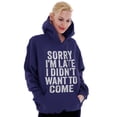 thumbnail image 4 of I Didn't Want to Come Introvert Funny Hoodie Sweatshirt Women Men Brisco Brands X, 4 of 6