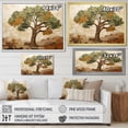 thumbnail image 5 of Designart "Majesty of Green Baobab African Tree II" Extra Large Floral Framed Wall Art - Global Green Tree African Living Room Framed Canvas Art, 5 of 7
