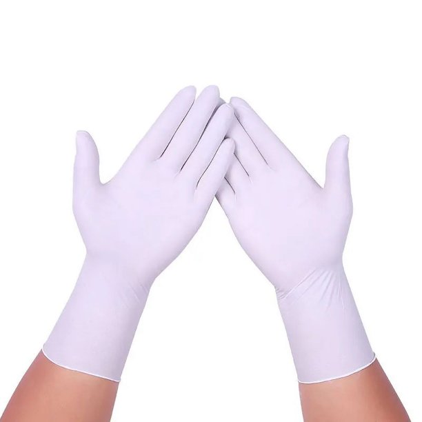 100 unids/lote de guantes de látex desechables, guantes de limpieza universales, guantes desechables multifuncionales para alimentos en el hogar, cosméticos médicos Ormromra 2021909-3