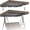 Coffee, variant on Patio Canopy Swing Cover Replacement Canopy for Swing Seat 2 & 3 Seater Swing Chair Canopy Cover Anti-UV/Waterproof Hammock Cover Top for Outdoor Garden Patio(Color:Beige,195*125*15cm)