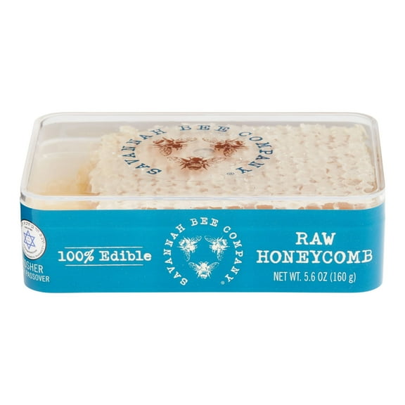 Savannah Bee Company Raw Acacia Honeycomb 5.6 oz. Pack of 2