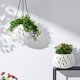 thumbnail image 4 of Maceta colgante de ratán con diseño de barrera de agua | Evita la pudrición de las raíces | Maceta colgante de plástico para plantas de interior y exterior | Incluye 1 cesta, 4 of 6
