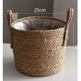 thumbnail image 6 of Tanuse Woven Seagrass Planter Basket – Versatile Plant Pot Cover and Storage Container for Indoor and Outdoor Decoration, Natural Wicker Design with Organizer Features, 6 of 7